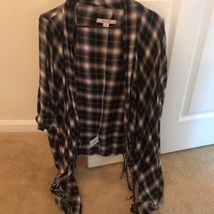 Plaid cardigan